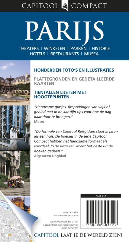 Capitool Compact Parijs / Capitool Compact achterkant