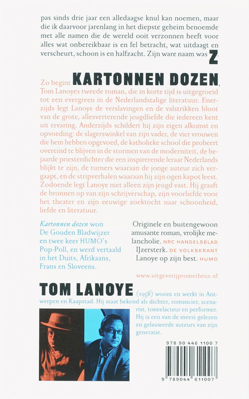 Kartonnen Dozen achterkant