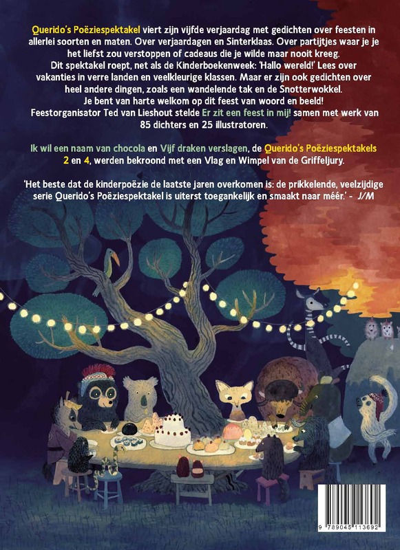 Er zit een feest in mij / Querido's poeziespektakel / 5 achterkant
