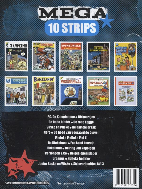 Megastripboek / Megastripboek achterkant