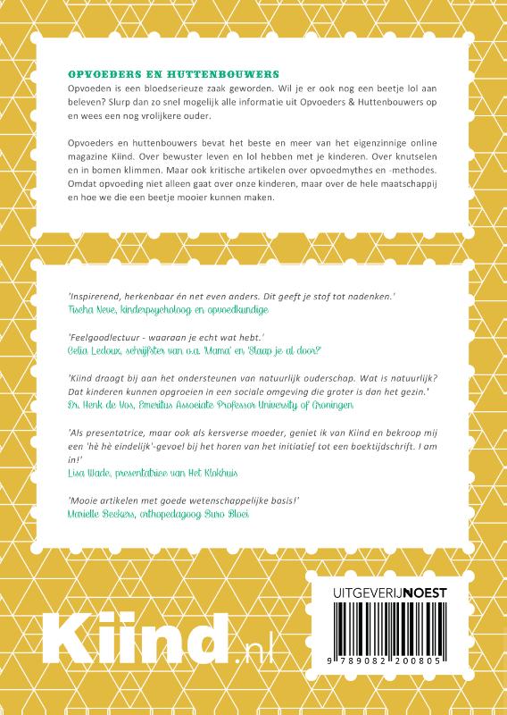 Opvoeders en huttenbouwers achterkant