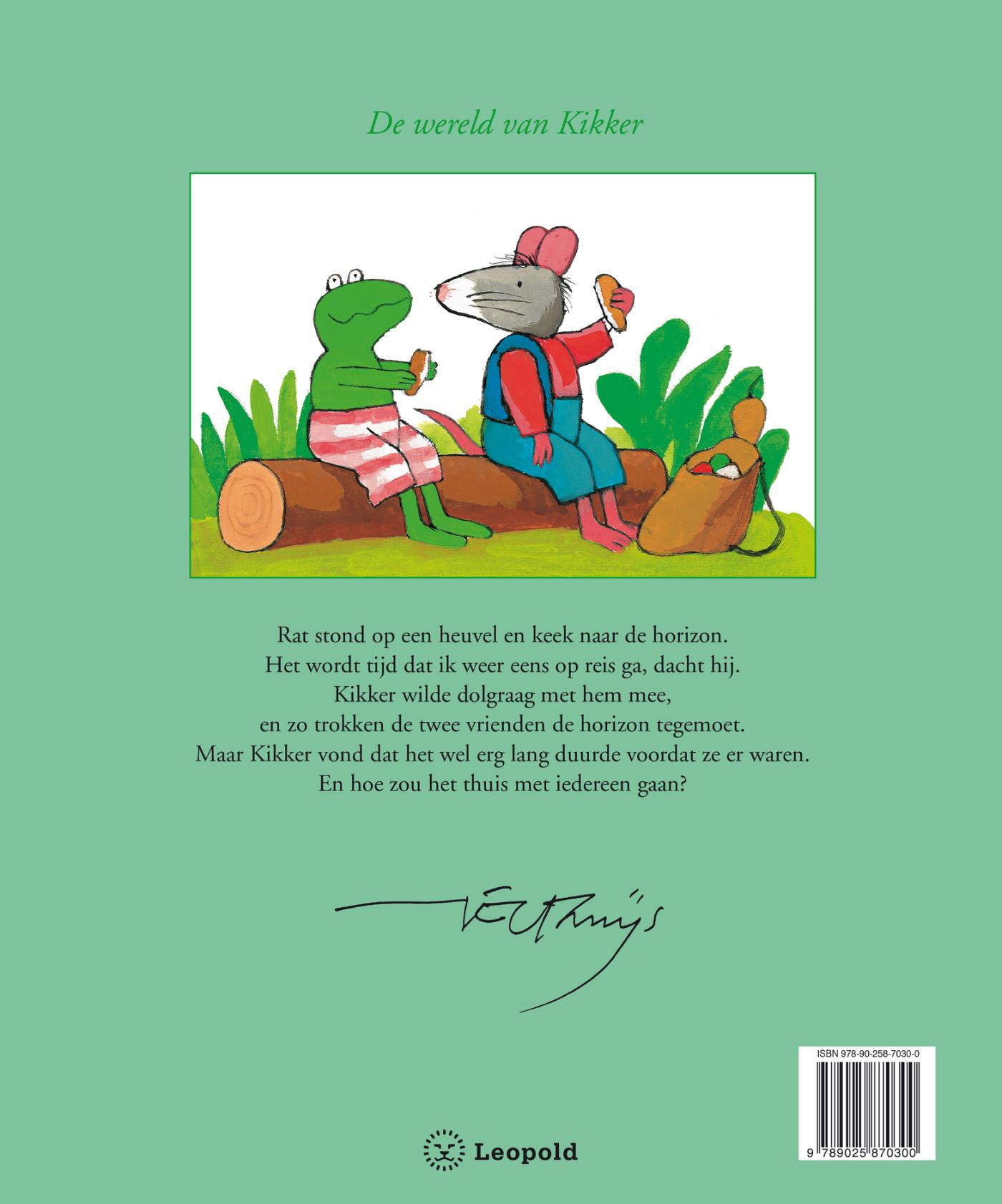 Kikker en de horizon achterkant