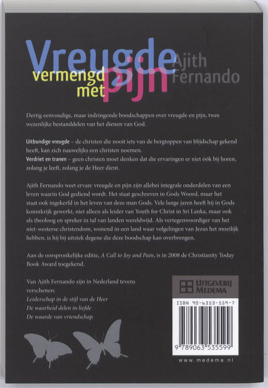 Vreugde Vermengd Met Pijn achterkant