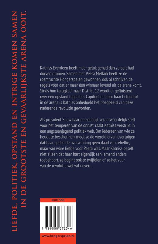 Vlammen / De Hongerspelen / 2 achterkant