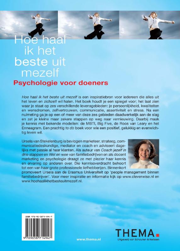 Hoe haal ik het beste uit mezelf? achterkant