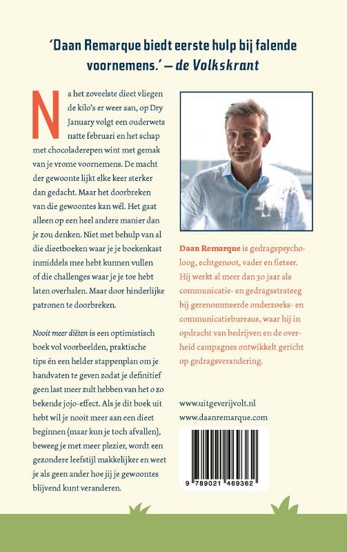 Nooit meer diëten achterkant