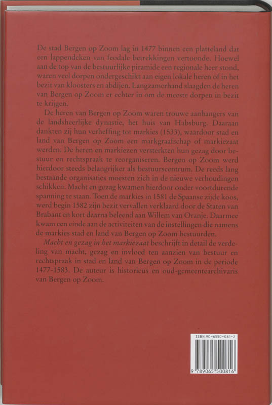 Macht en gezag in het Markiezaat achterkant