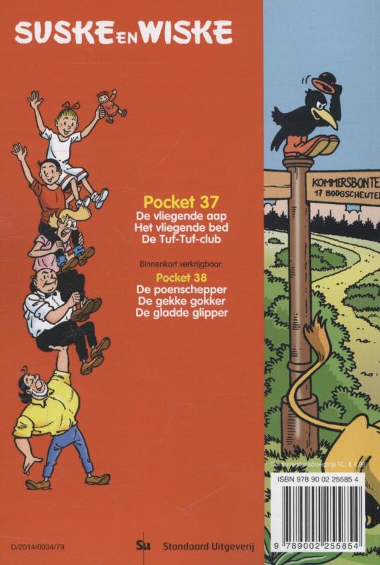 De vliegende aap / Suske en Wiske / 37 achterkant