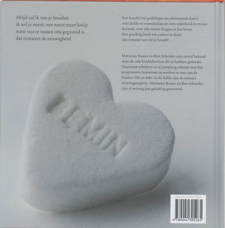 Altijd zal ik van je houden achterkant