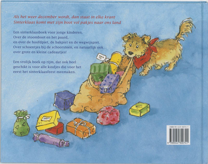 Het Sinterklaasboek Voor Peuters En Kleuters achterkant