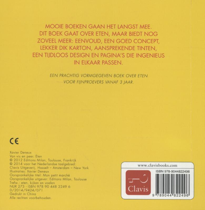 Van vis en peer achterkant