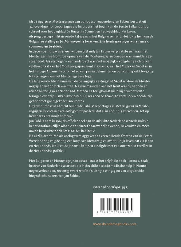 Met Bulgaren en Montenegrijnen achterkant