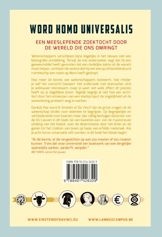 Hoe word ik Einstein of Da Vinci? achterkant