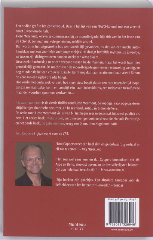 Iris was haar naam achterkant