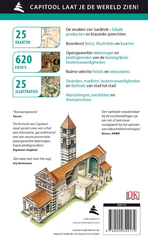 Sardinië / Capitool reisgidsen achterkant
