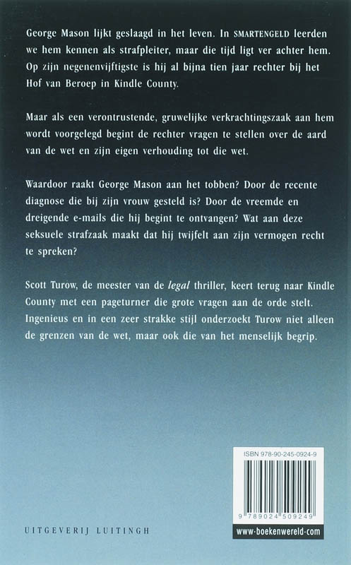 De Grenzen Van De Wet achterkant