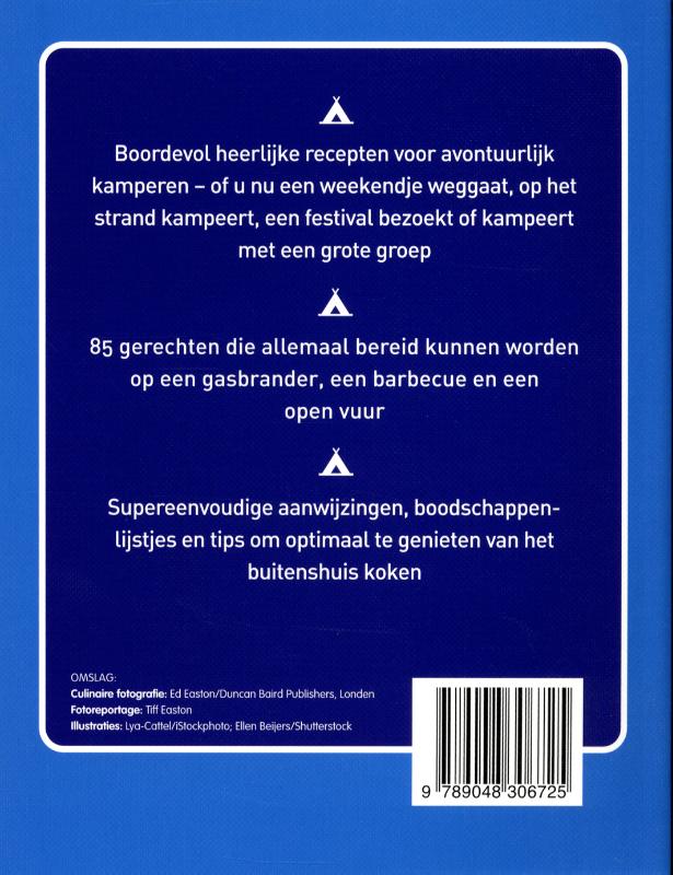 Het campingkookboek achterkant