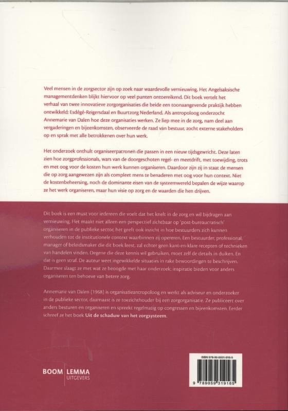 Zorginnovatie - Zorgvernieuwing achterkant