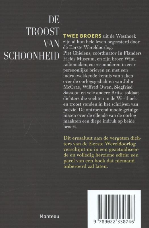 De troost van schoonheid achterkant