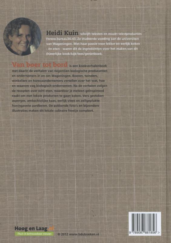 Van boer tot bord achterkant