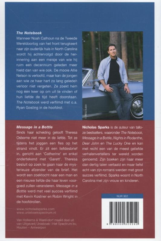 The notebook ; Message in a bottle achterkant