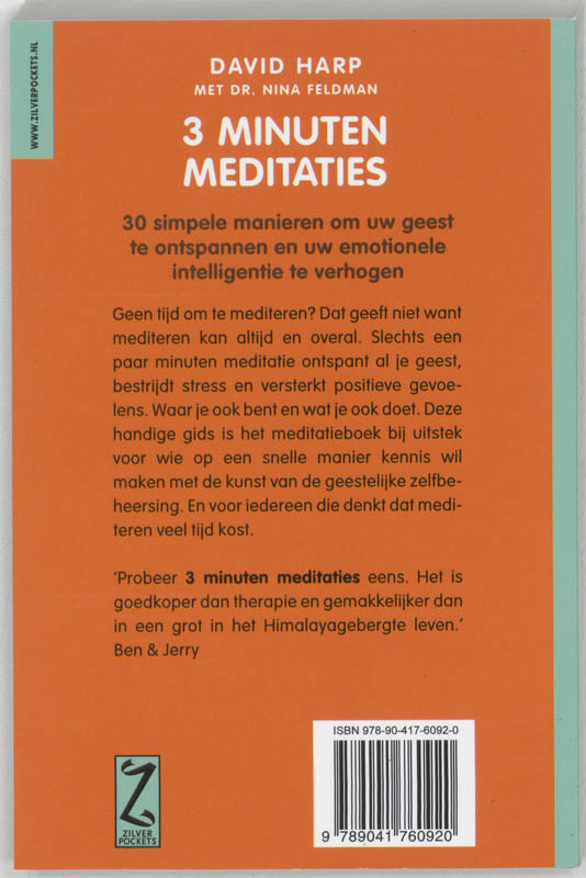 3 minuten meditaties / Zilver Pockets / 41 achterkant