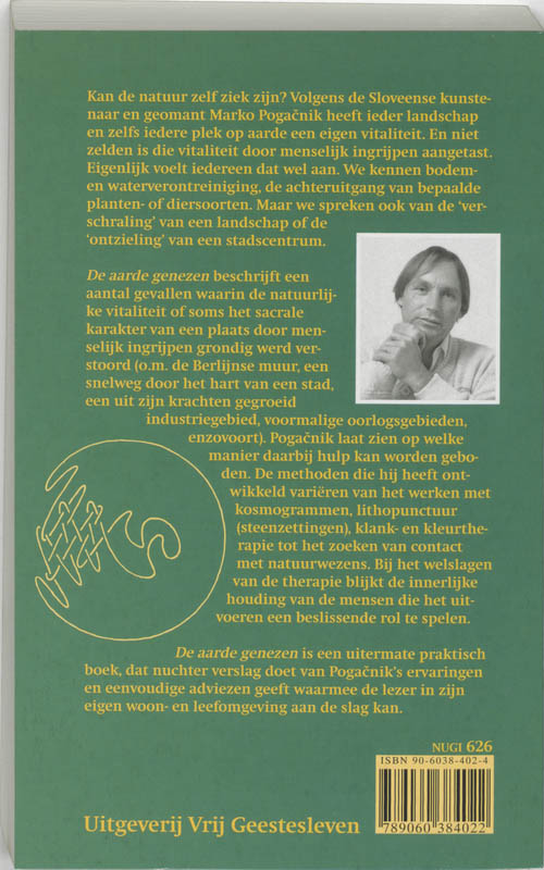 De aarde genezen achterkant