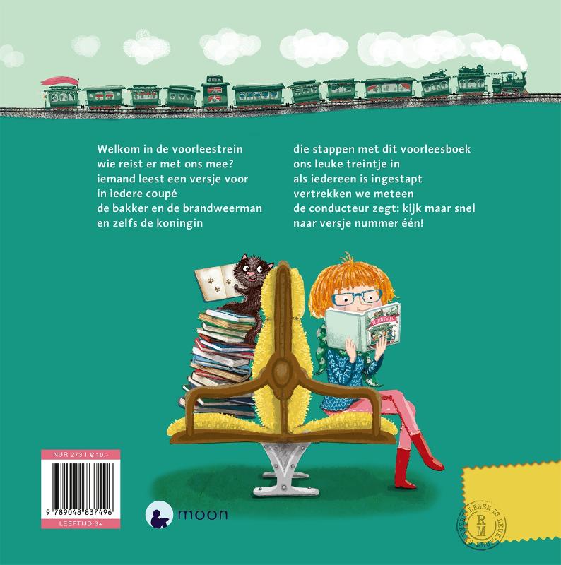 De voorleestrein achterkant