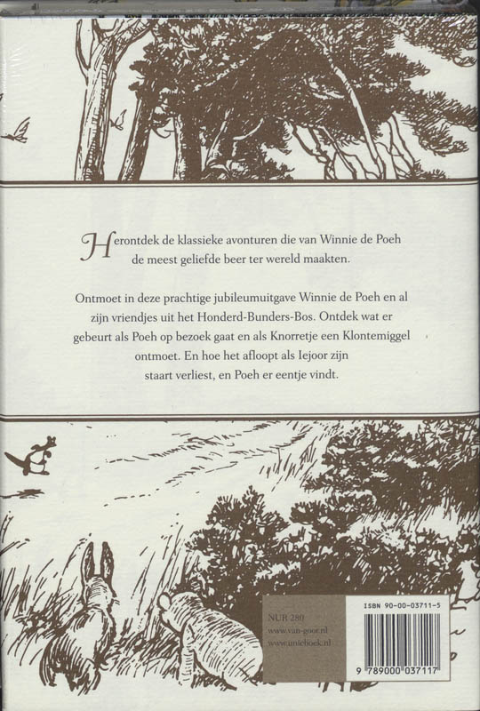 Winnie De Poeh Jubileum Editie achterkant