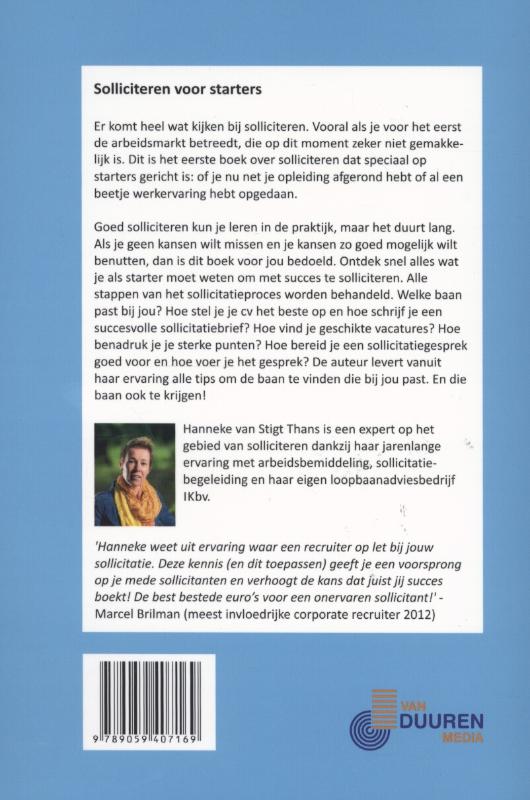 Solliciteren voor starters / Ontdek snel achterkant