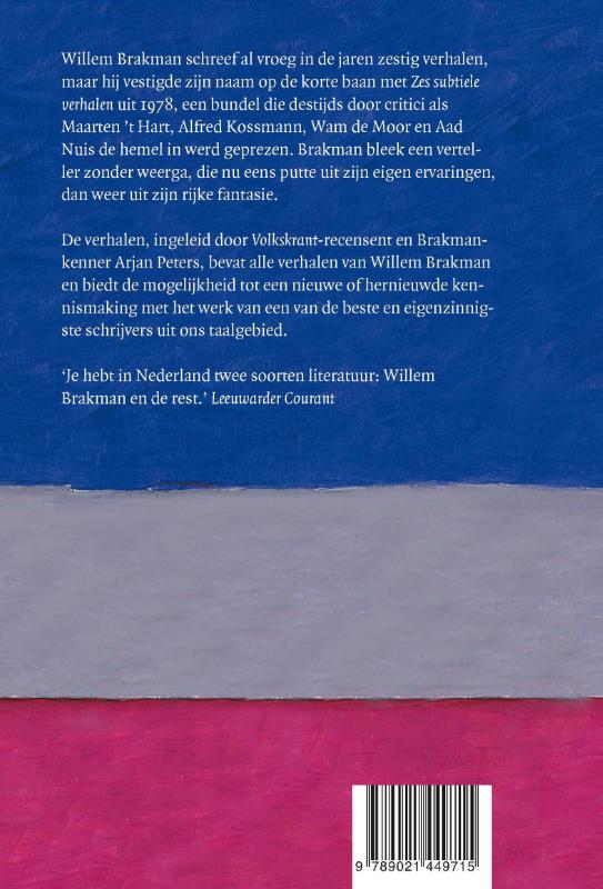 De verhalen achterkant