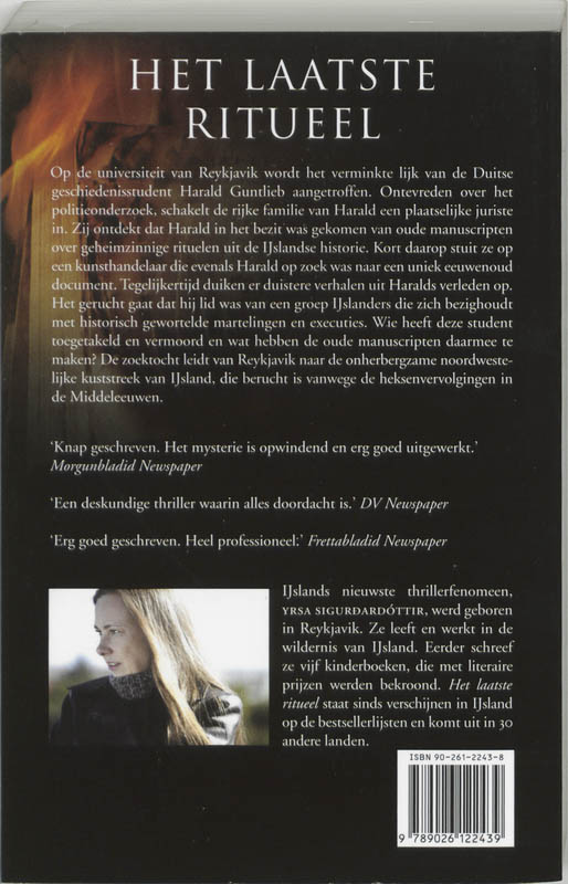 Het laatste ritueel achterkant