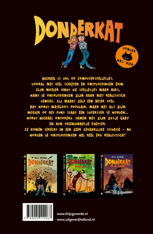 Donderkat Game over! achterkant