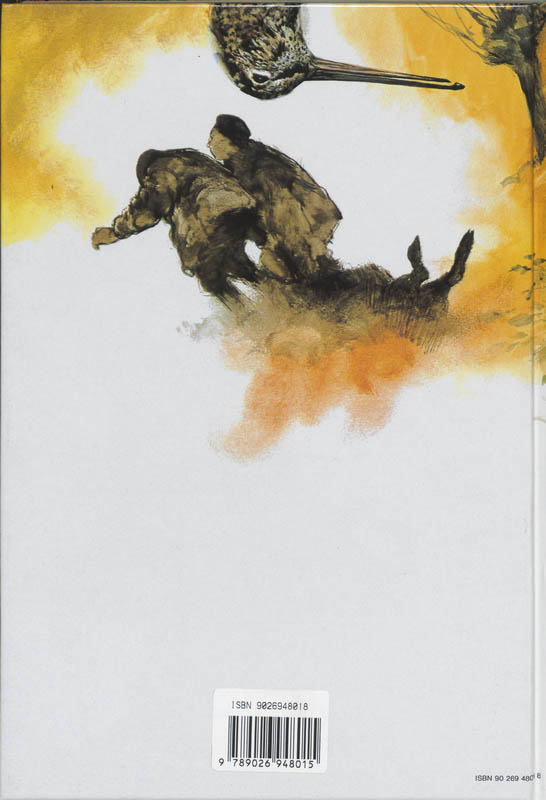 Jachttekeningen van Rien Poortvliet achterkant