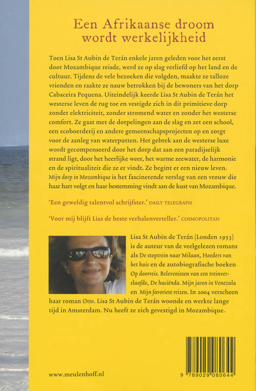 Mijn dorp in Mozambique achterkant