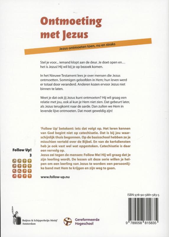 Follow up! 3 -   Ontmoeting met Jezus achterkant