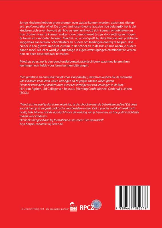 Mindsets op school achterkant