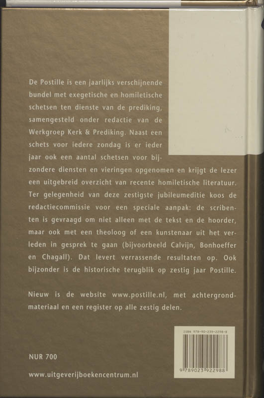 Postille 60 (2008-2009) achterkant