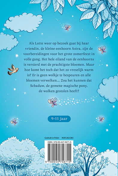 Het Wolkenkasteel / Avonturen op Eenhoorn Eiland achterkant