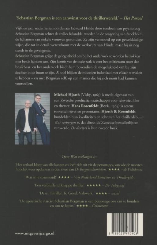 De discipel / Bergmankronieken / 2 achterkant