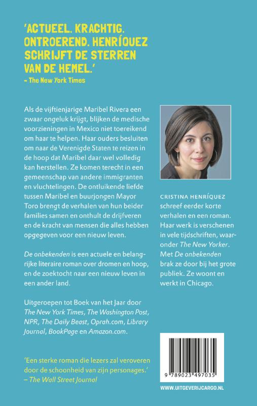 De onbekenden achterkant