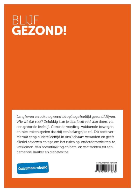 Blijf gezond! achterkant