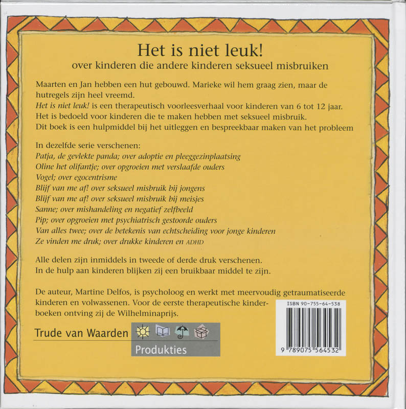 Het is niet leuk achterkant