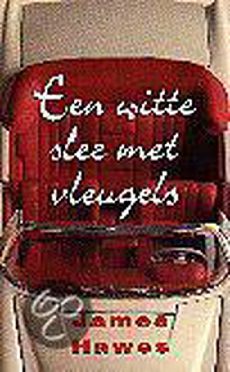 Een witte slee met vleugels