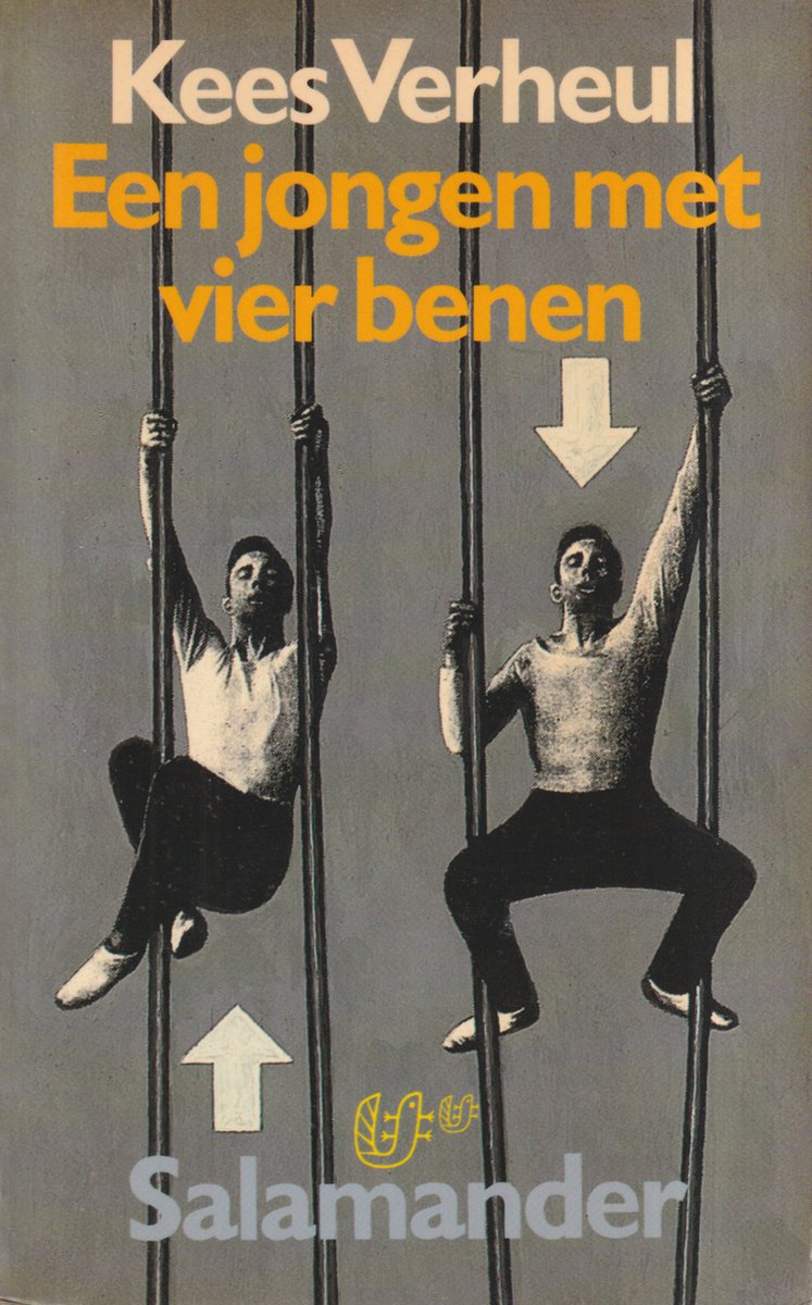 Een jongen met vier benen