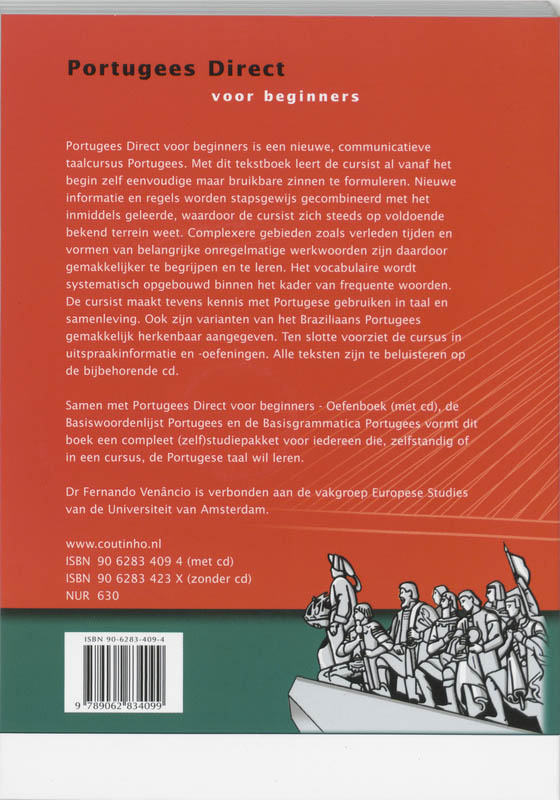 Portugees Direct voor beginners Tekstboek achterkant