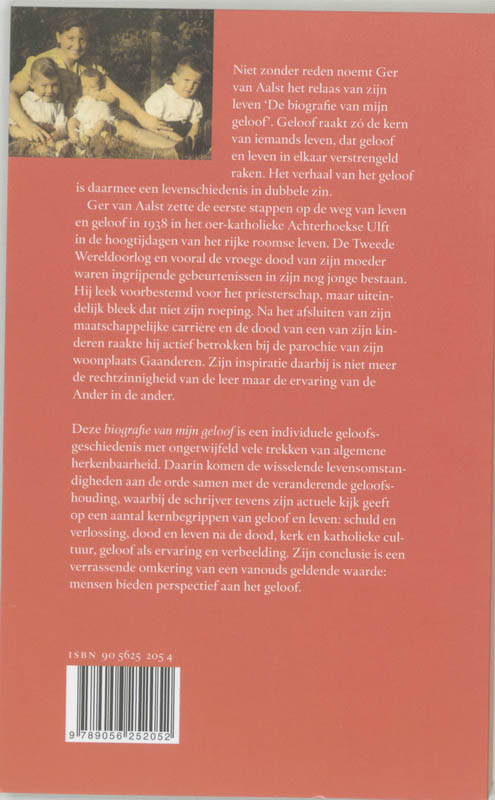 De Biografie Van Mijn Geloof achterkant
