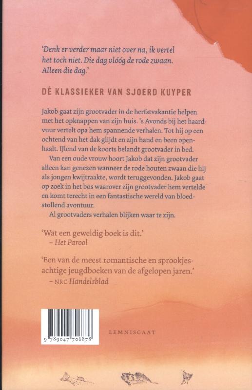 De rode zwaan achterkant