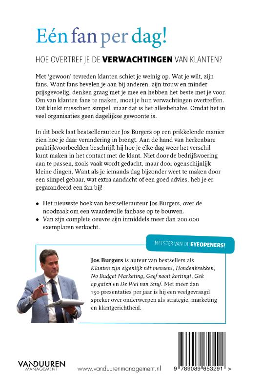 Eén fan per dag achterkant