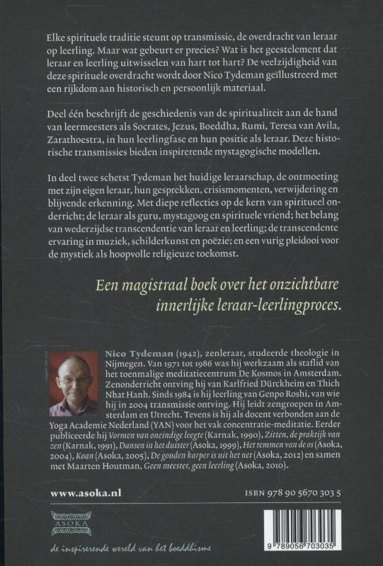 Transmissie en transcendentie achterkant